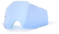 100% Racecraft / Accuri / Strata Replacement Goggle Lens -Motorcycle Equipment Store Blue lens