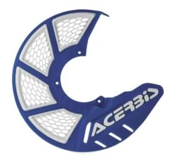 Acerbis X-Brake Vented Disc Cover -Motorcycle Equipment Store acerbis x brake vented disc cover blue white