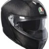 AGV Sportmodular Carbon Solid Helmet Black / 2XL [Blemished - Good] -Motorcycle Equipment Store agv sportmodular carbon solid helmet black2 xl blemished good black
