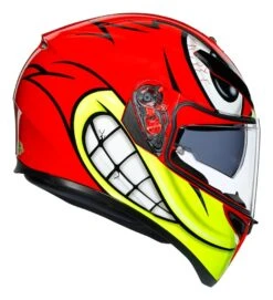 Motorcycle Equipment Store -Motorcycle Equipment Store agvk3 sv birdy helmet red yellow 1