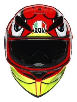 AGV K3 SV Birdy Helmet -Motorcycle Equipment Store agvk3 sv birdy helmet red yellow 5