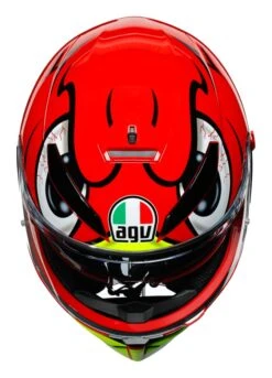 AGV K3 SV Birdy Helmet -Motorcycle Equipment Store agvk3 sv birdy helmet red yellow 6