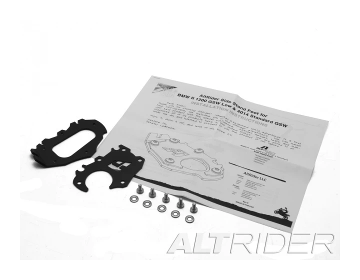 AltRider Side Stand Foot BMW R1200GS / R1250GS Lowered / GSA Lowered 6 AltRider Side Stand Foot BMW R1200GS / R1250GS Lowered / GSA Lowered - Image 4