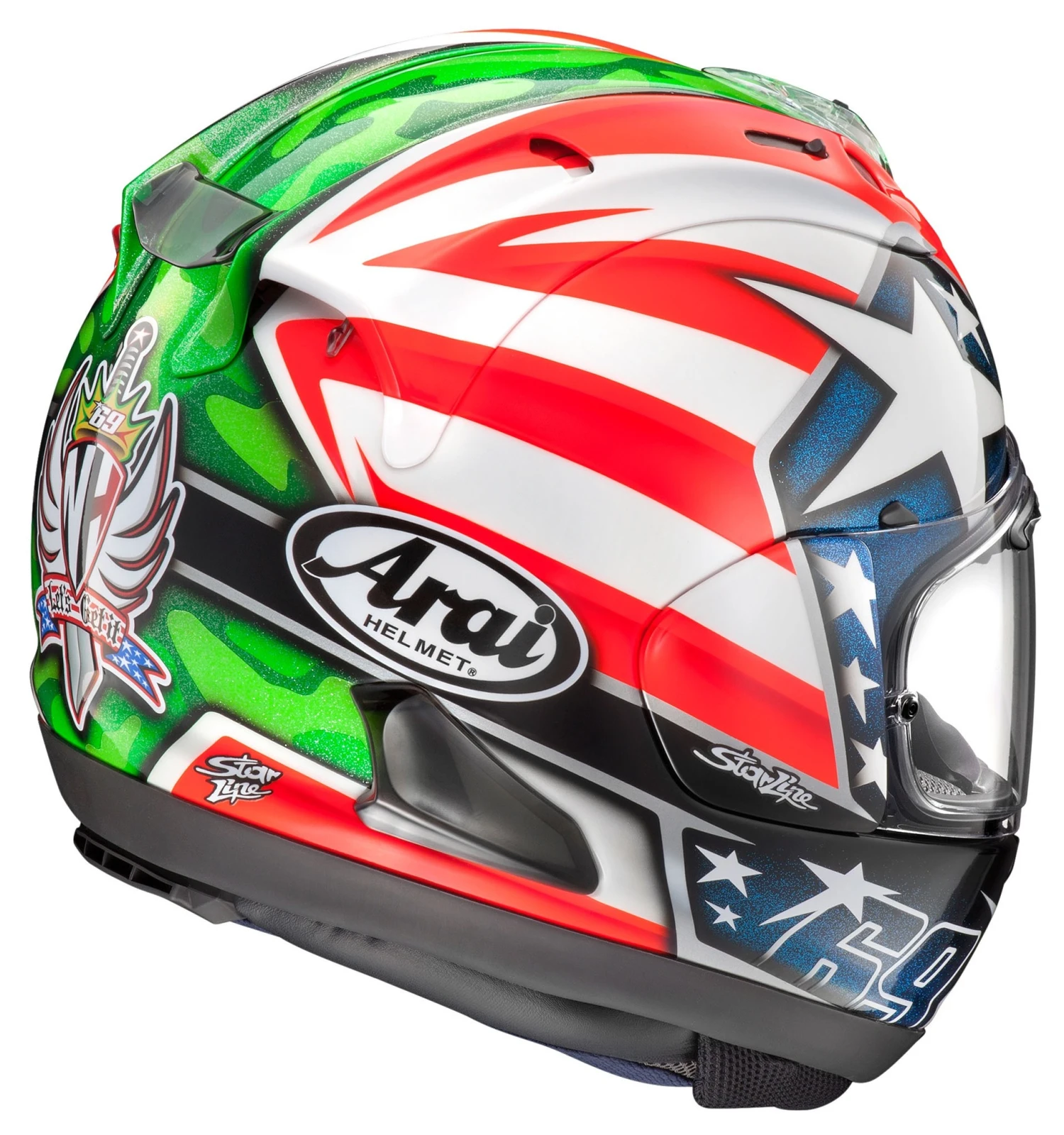 Arai Corsair X Nicky 6 Helmet - Image 2