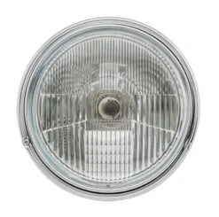 BikeMaster 7" Side Mount Headlight -Motorcycle Equipment Store bike master7 headlight side mnt