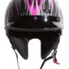 BILT Phoenix Women's Helmet -Motorcycle Equipment Store bilt phoenix womens helmet matte black pink