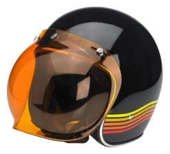 Biltwell Bubble Anti-Fog Face Shield -Motorcycle Equipment Store biltwell bubble shield amber