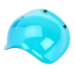 Biltwell Bubble Anti-Fog Face Shield -Motorcycle Equipment Store biltwell bubble shield blue