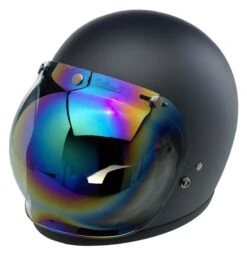 Biltwell Bubble Anti-Fog Face Shield -Motorcycle Equipment Store biltwell bubble shield rainbow mirror 1