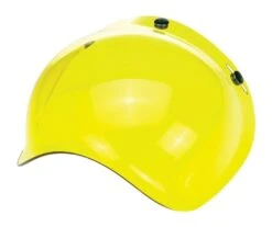 Biltwell Bubble Anti-Fog Face Shield -Motorcycle Equipment Store biltwell bubble shield yellow