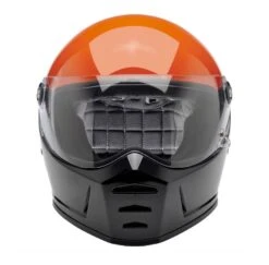 Biltwell Lane Splitter Podium Helmet -Motorcycle Equipment Store biltwell lane splitter podium helmet orange grey black 3