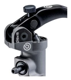 Brembo Forged 19x18 Brake Master Cylinder -Motorcycle Equipment Store brembo pr19 x18 folding lever 2