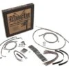 Burly Handlebar Cable Installation Kit For Harley Road King W/ABS 2014-2016 Stainless Steel / 14" Tal... [Open Box] -Motorcycle Equipment Store burly handlebar cable installation kit for harley road kingw abs20142016 stainless steel14 tal open box stainless steel