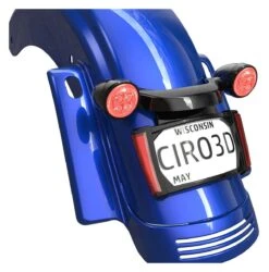 Ciro LED Lighted License Plate Frame For Harley Touring 2014-2023