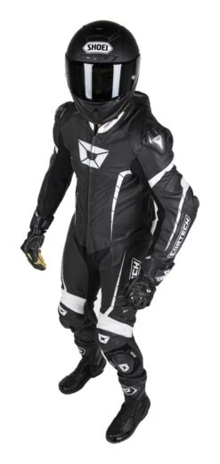 Cortech Adrenaline GP Race Suit -Motorcycle Equipment Store cortech adrenaline gp race suit black white 2