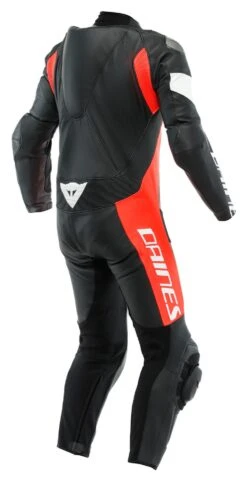 Dainese Tosa Perforated Race Suit -Motorcycle Equipment Store dainese tosa perforated leather suit black black white 3