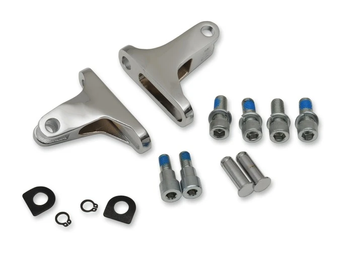 Drag Specialties Short Passenger Footpeg Mounts For Harley Touring 1993-2023 4 Drag Specialties Short Passenger Footpeg Mounts For Harley Touring 1993-2023 - Image 2