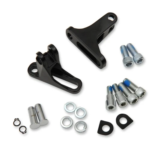 Drag Specialties Short Passenger Footpeg Mounts For Harley Touring 1993-2023 3 Drag Specialties Short Passenger Footpeg Mounts For Harley Touring 1993-2023