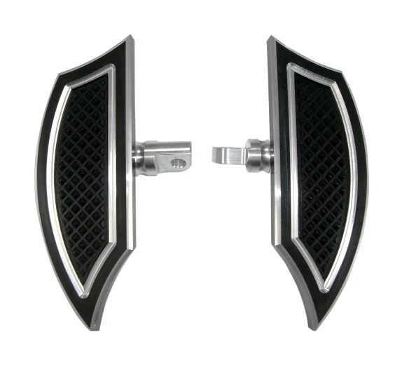 Eddie Trotta Cross Cut Mini Folding Floorboards For Harley