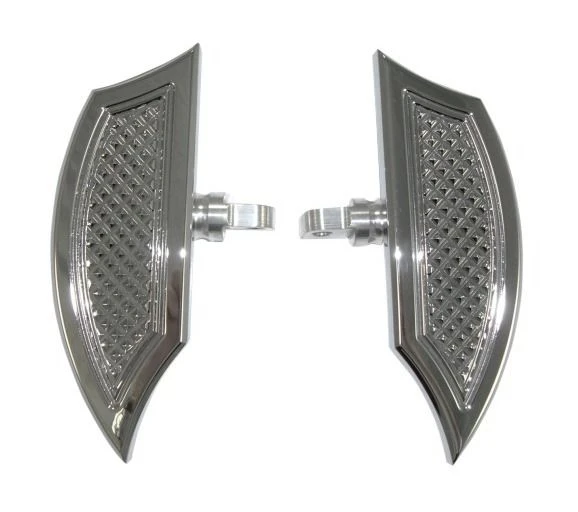 Eddie Trotta Cross Cut Mini Folding Floorboards For Harley - Image 2