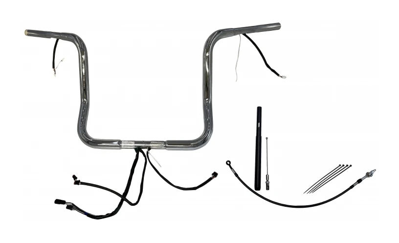 Fat Baggers Inc. 1 1/4" Plug & Play Round Top Handlebar Kit For Harley Touring 2021-2023 5 Fat Baggers Inc. 1 1/4" Plug & Play Round Top Handlebar Kit For Harley Touring 2021-2023 - Image 3