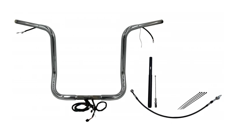 Fat Baggers Inc. 1 1/4" Plug & Play Round Top Handlebar Kit For Harley Touring 2021-2023 6 Fat Baggers Inc. 1 1/4" Plug & Play Round Top Handlebar Kit For Harley Touring 2021-2023 - Image 4