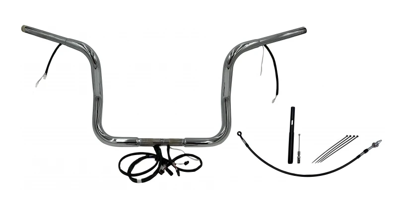 Fat Baggers Inc. 1 1/4" Plug & Play Round Top Handlebar Kit For Harley Touring 2021-2023 3 Fat Baggers Inc. 1 1/4" Plug & Play Round Top Handlebar Kit For Harley Touring 2021-2023