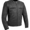 First Manufacturing Turbine Jacket -Motorcycle Equipment Store first manufacturing turbine jacket black
