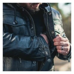 First Manufacturing Vendetta Jacket 9 First Manufacturing Vendetta Jacket -Motorcycle Equipment Store first manufacturing vendetta jacket black 2