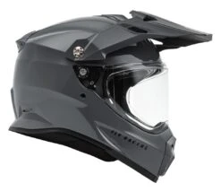 Fly Racing Trekker Helmet Grey / SM [Open Box] -Motorcycle Equipment Store fly racing trekker helmet grey sm open box grey 2