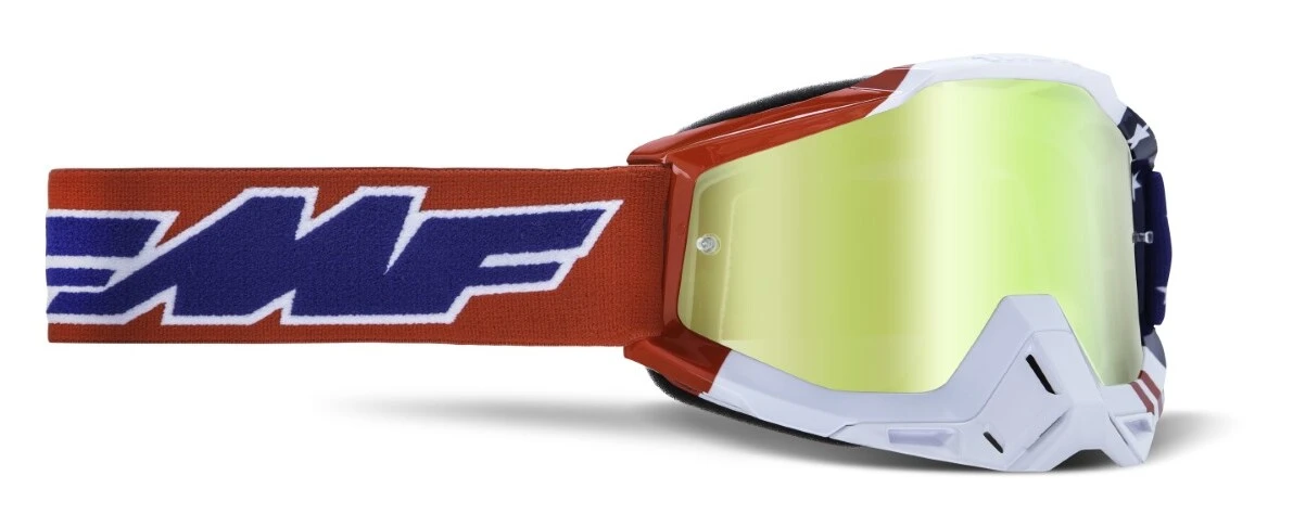 FMF PowerBomb USA Mirror Lens Goggles 3 FMF PowerBomb USA Mirror Lens Goggles