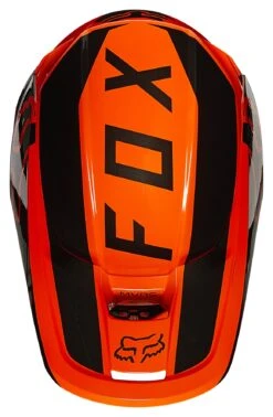 Fox Racing V1 Revn Helmet -Motorcycle Equipment Store fox racing v1 revn helmet flo orange black
