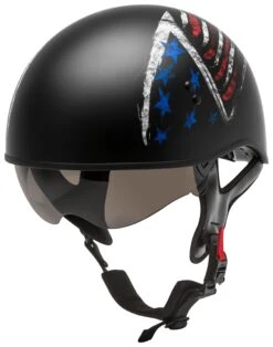 GMax GM65 Bravery Helmet -Motorcycle Equipment Store gmax helmets hh65 half helmet bravery matte 1