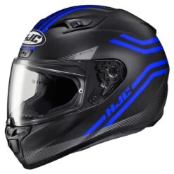 HJC I10 Strix Helmet -Motorcycle Equipment Store hj ci10 strix helmet black blue