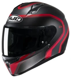 HJC C10 Elie Helmet -Motorcycle Equipment Store hjcc10 elie helmet black grey 1