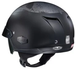 HJC IS-Cruiser Punisher Helmet -Motorcycle Equipment Store hjcis cruiser punisher helmet black grey 2