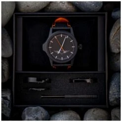 Hogwatch Key Fob Wrist Watch For Harley Davidson -Motorcycle Equipment Store hogwatch key fob wrist watch black orange 1