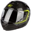 Klim TK1200 Karbon Stark Helmet -Motorcycle Equipment Store klim tk1200 karbon stark helmet asphalt hi vis
