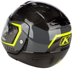 Klim TK1200 Karbon Stark Helmet -Motorcycle Equipment Store klim tk1200 karbon stark helmet asphalt hi vis 2