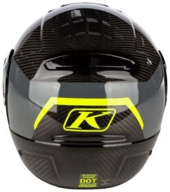 Klim TK1200 Karbon Stark Helmet -Motorcycle Equipment Store klim tk1200 karbon stark helmet asphalt hi vis 3