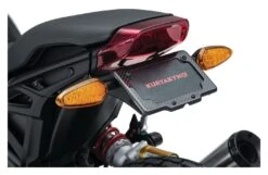 Kuryakyn Carbon Fiber License Plate Mount For Indian FTR 2019-2023 -Motorcycle Equipment Store kuryakyn carbon fiber license plate mount for indian ftr20192021 3