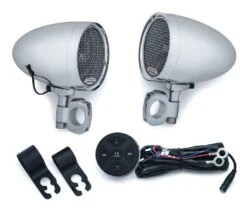 Kuryakyn Road Thunder Speaker Pods And Bluetooth Audio Controller By MTX -Motorcycle Equipment Store kuryakyn road thunder speaker pods and bluetooth audio controllerby mtx 3