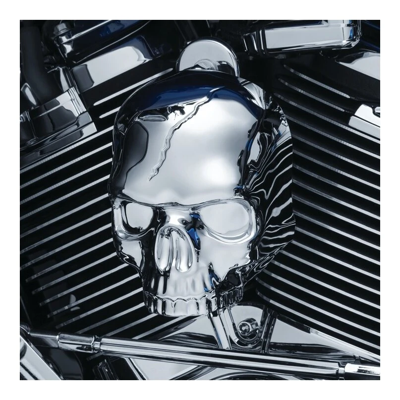 Kuryakyn Skull Horn Cover For Harley Touring 2017-2023 4 Kuryakyn Skull Horn Cover For Harley Touring 2017-2023 - Image 2
