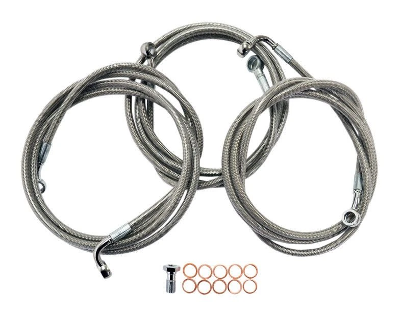 LA Choppers Brake Line Kit For Harley Touring W/ABS 2014-2016 - Image 2
