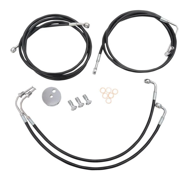 LA Choppers Brake Line Kit For Harley Touring W/ABS 2014-2016