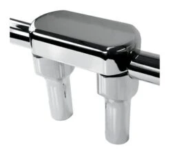 LA Choppers Hefty Handlebar Risers For 1 1/4" Handlebars 4" Rise / Chrome [Previously Installed]