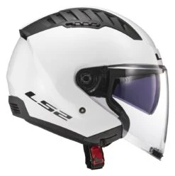 LS2 Copter Helmet - Solid -Motorcycle Equipment Store ls2 copter helmet solid white 3