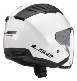 LS2 Copter Helmet - Solid -Motorcycle Equipment Store ls2 copter helmet solid white 4
