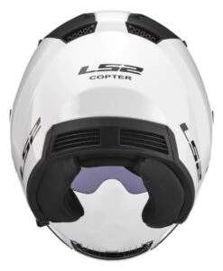 LS2 Copter Helmet - Solid -Motorcycle Equipment Store ls2 copter helmet solid white 6