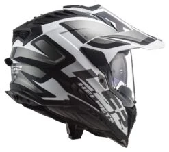 LS2 Explorer Alter Helmet -Motorcycle Equipment Store ls2 explorer alter helmet black white 2